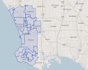 LA South Bay Map